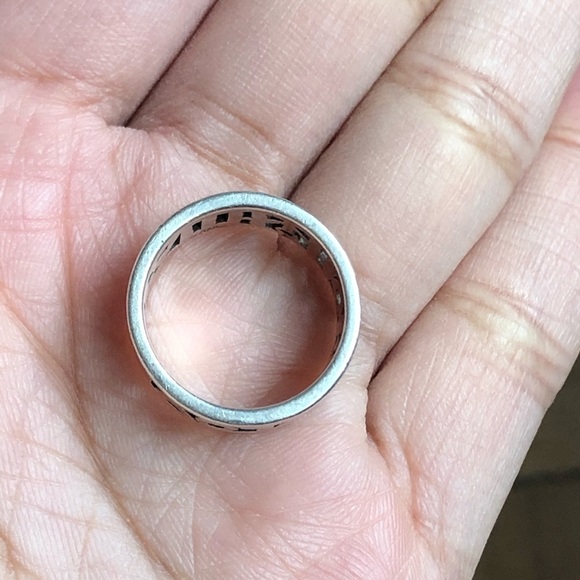 James Avery Faith Hope love ring retired